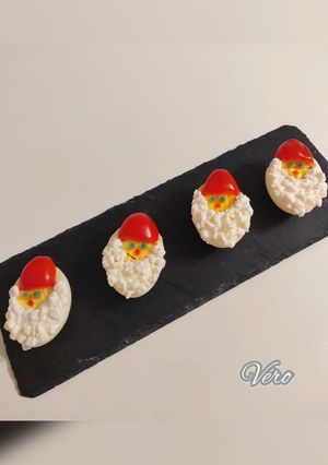 Une photo de Œuf dur au cottage cheese