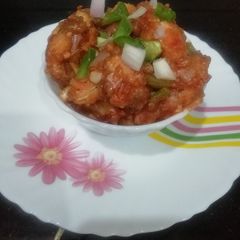 A picture of Gobhi Manchurian.