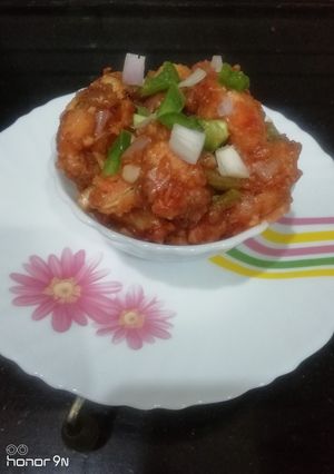 A picture of Gobhi Manchurian.