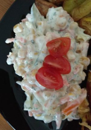 Vegyes zöldséges saláta recept fotója