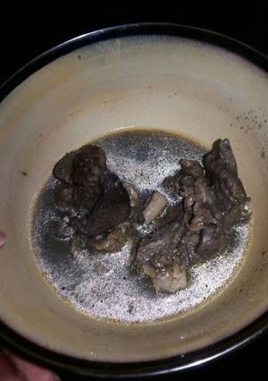 A picture of Goat Meat Pepper Soup.
