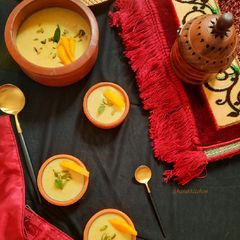 A picture of Mango Phirni.