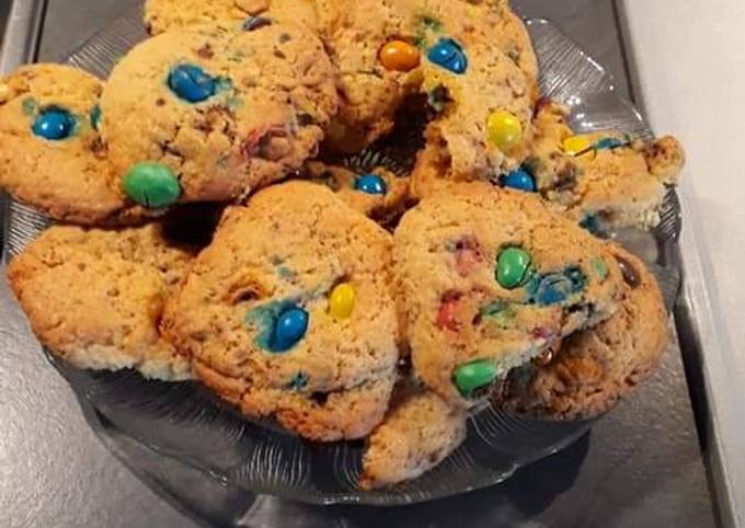 Cookie au m&m's