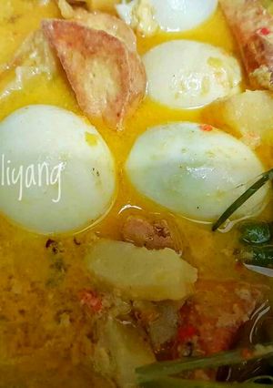 Foto resep Opor tahu telur kentang