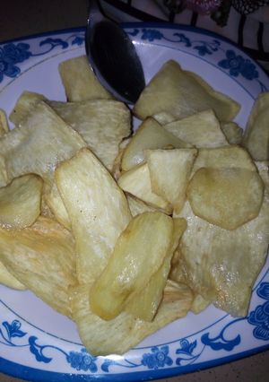 A picture of My crispy yam.