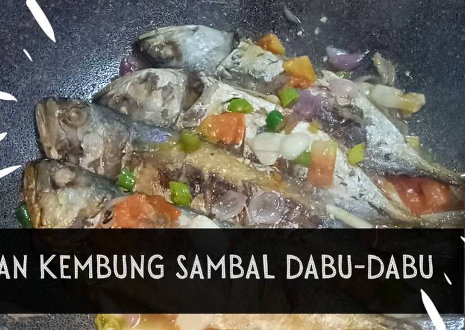 Ikan kembung goreng sambal dabu praktis