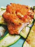 Salmone in crosta di riso carnaroli