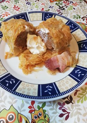 Töltött káposzta recept fotója
