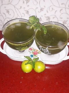 नींबू पुदीना शरबत (Nimbu pudina sharbat recipe in hindi) रेसिपी मुख्य फोटो
