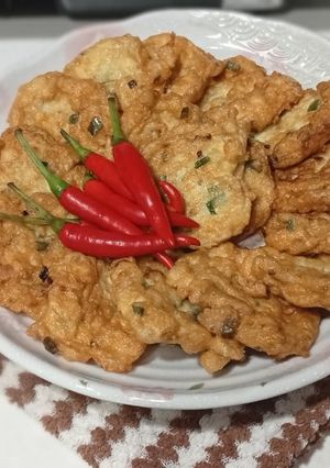 Foto resep Bakwan tahu adonan ikan dace(cin ke bheibha toufu)