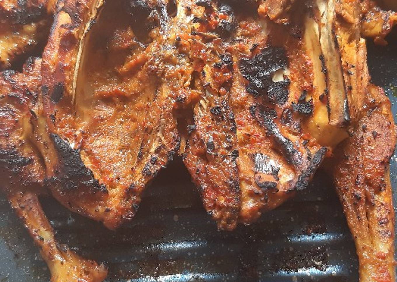 Ayam kampung panggang utuh
