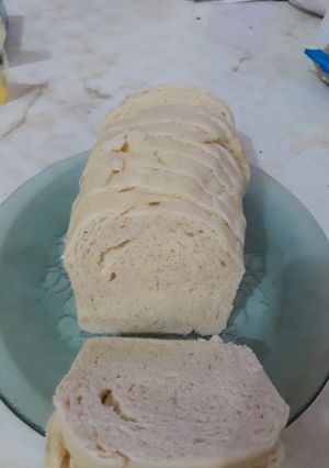 Una foto de Pan lactal en microondas