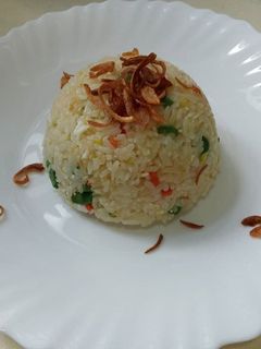 Foto resep Nasi goreng putih telur
