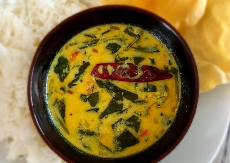 Spinach (Spinat) Moru Curry