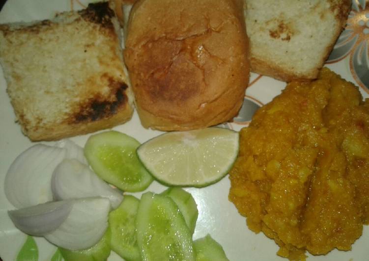 Recipe of Award-winning Pav bhaji