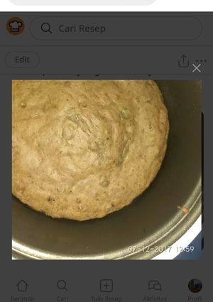 Foto resep Cake coklat pisang rice cooker