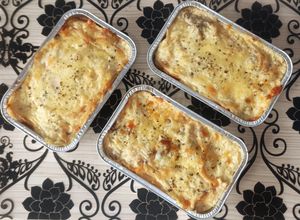 Foto resep Vegetarian Long Macaroni Brulee 🍄‍🟫 🍆🧀 🍝