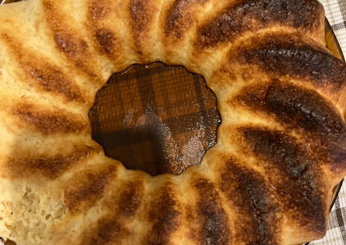 Rosca de limón saludable