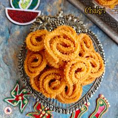 A picture of Chakri - Crispy festive snack.