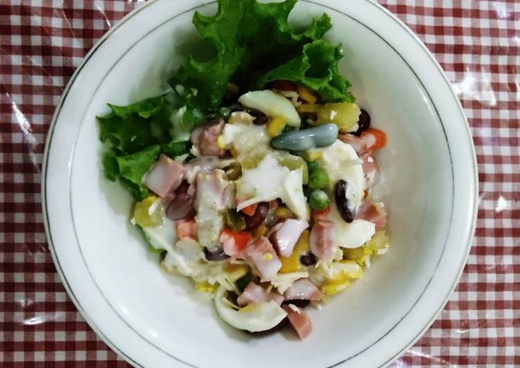 Resep Salad sayuran segar Lezat Sekali