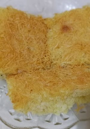 صورة لوصفة كيكة الشعيرية