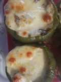 Philly cheese steak stuffed peppers