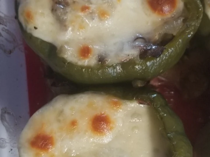 Simple Way Prepare Recipe Philly cheese steak stuffed peppers that is So Delicious, Tasty}