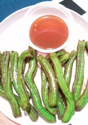 Foto resep Churros Pandan