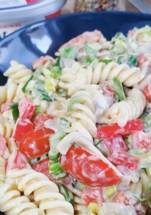 Φωτογραφία της συνταγής Πολύχρωμα fusilli με Philadelphia
