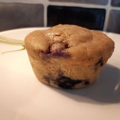 A picture of Summer user upper banana and blueberry muffins.