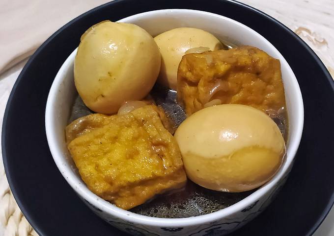 Semur telur dan tahu