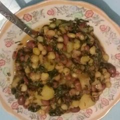 A picture of Fried Githeri.
