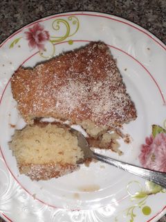 صورة لوصفة بسبوسة بنواد كوكو 😋😋😋😋😋