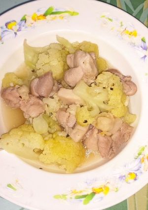 Foto resep Kembang Kol Tumis Ayam