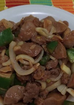 Foto resep Bakso paprika daging giling