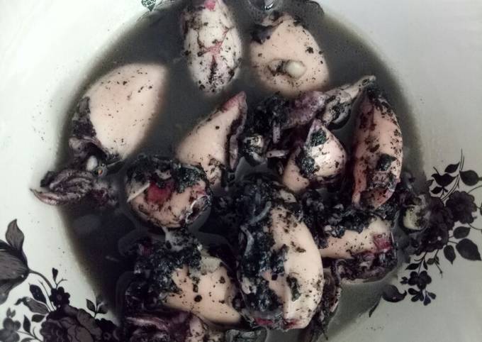 Cumi masak hitam simple & dan enak banget