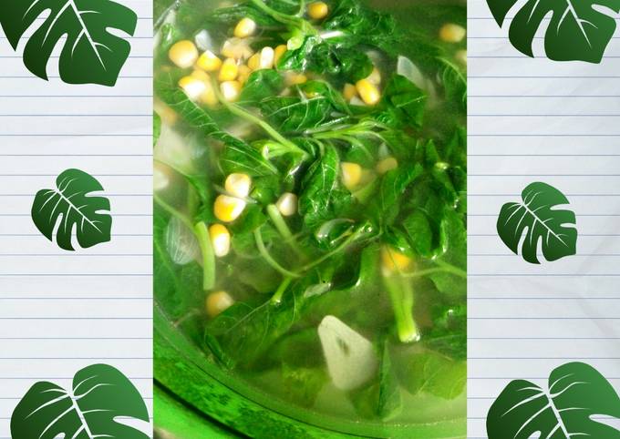 Langkah Mudah untuk Membuat Sayur Bening Bayam Jagung (Non MSG) Anti Gagal