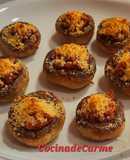 Champiñones rellenos gratinados