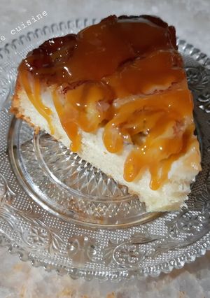 Une photo de Gateau renversé à la banane 🍌