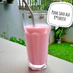 Pink Lava ala r*cheese রেসিপির প্রধান ছবি