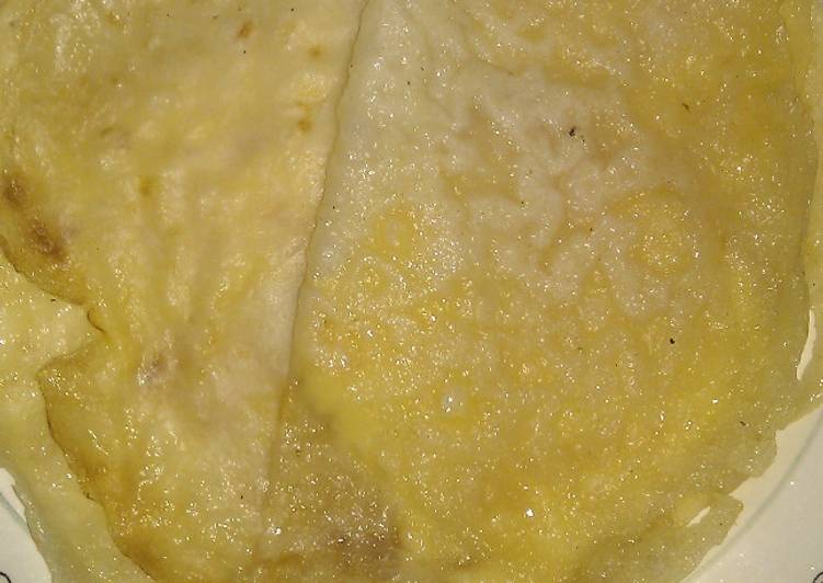 Crepes con queso y cebolla