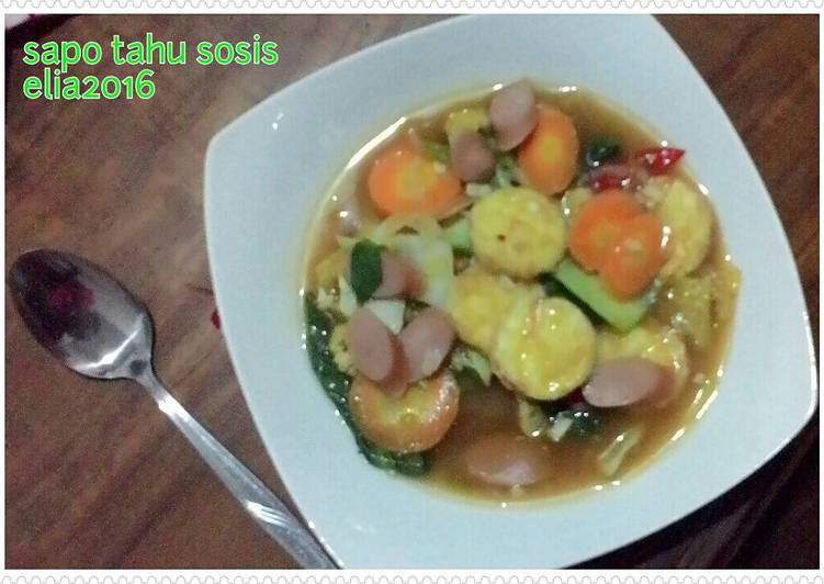sapo tahu sosis