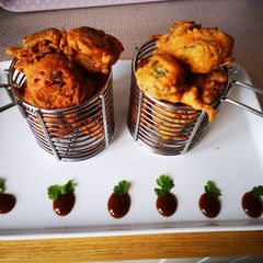 Mixed veggies pakoray A picture of Mixed veggies pakoray.