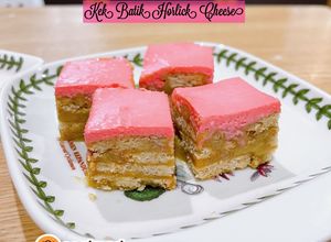 Gambar 👩‍🍳Kek Batik Horlick Cheese
