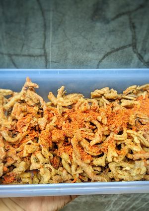Foto resep Kripik usus pedas