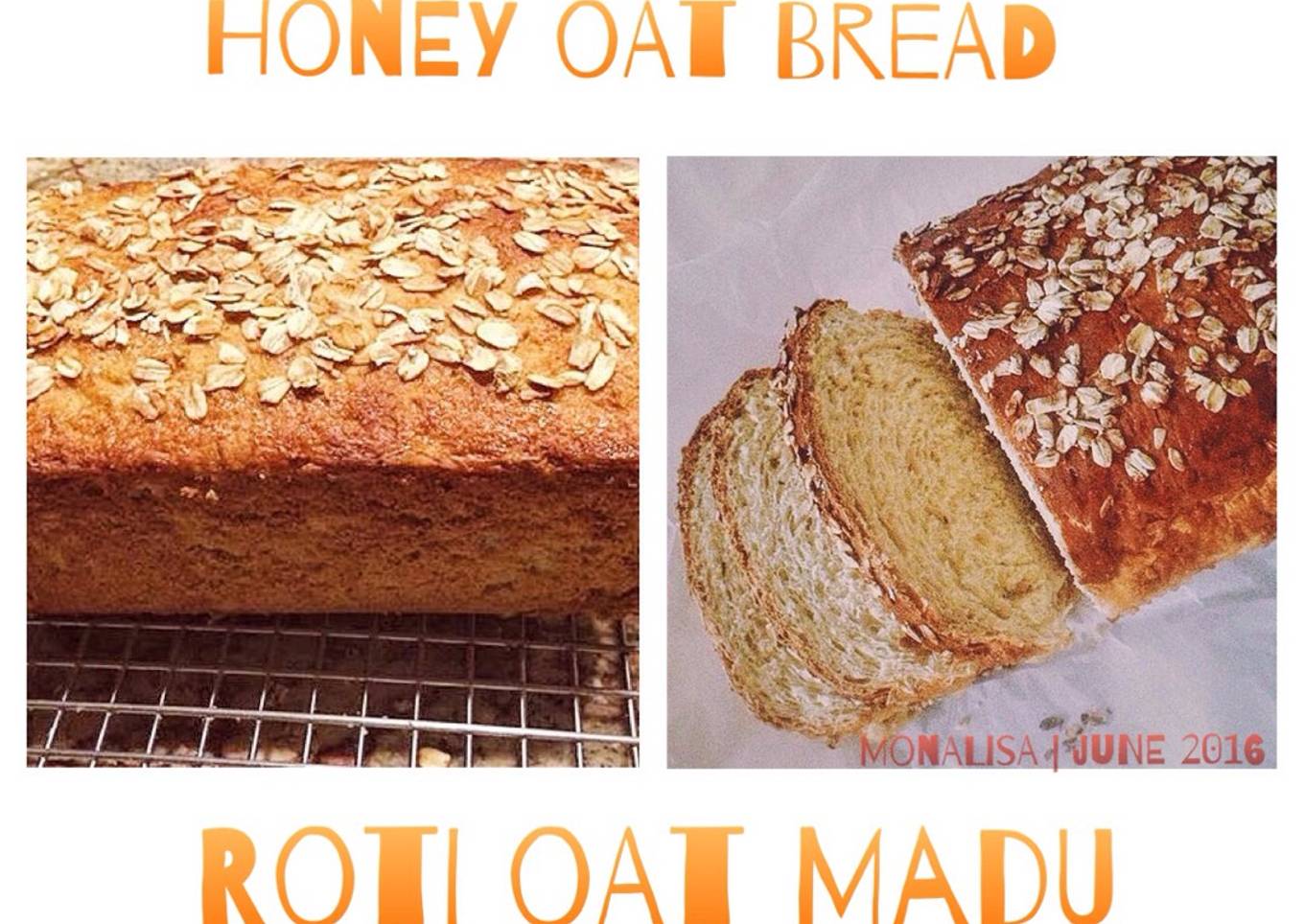 Roti Oat Madu