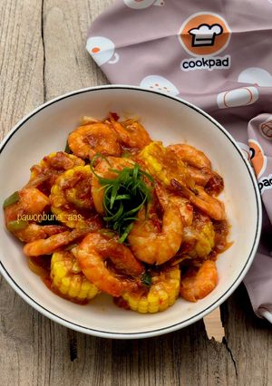 Foto resep Udang Saus Padang