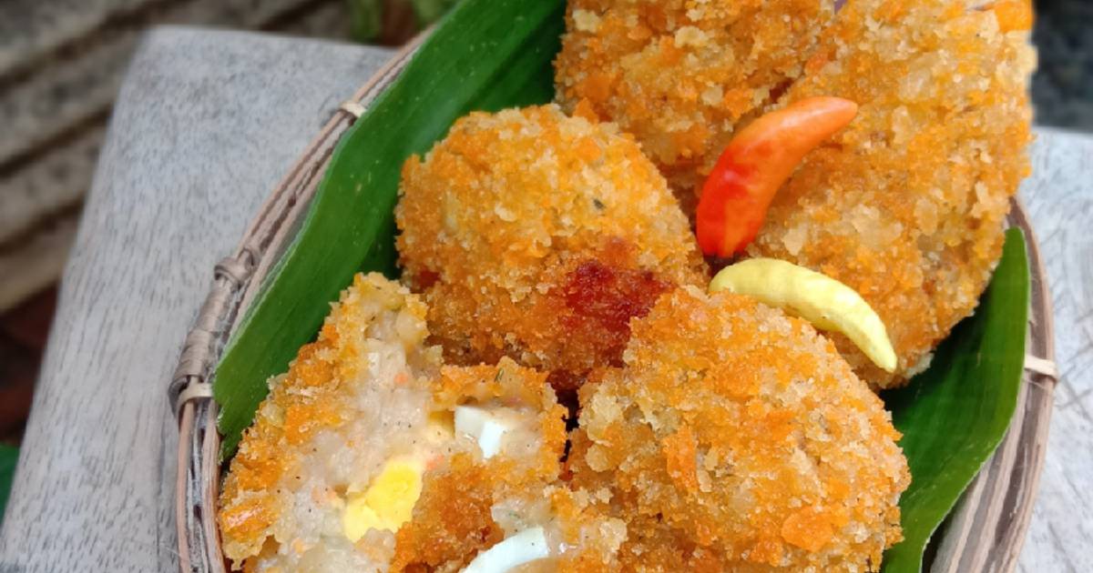 Resep Kroket Kentang Isi Telur Dan Sosis Oleh Evis Dewi Sarwendah Cookpad