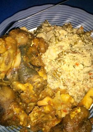 A picture of Dambu wv cowleg peppersoup.