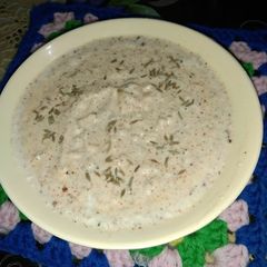 A picture of White sauce.